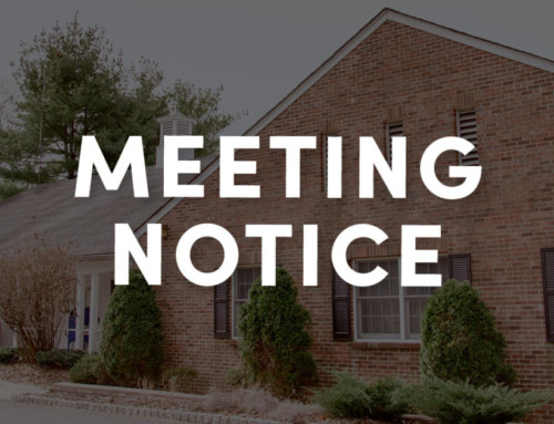 Mayor and Council Meeting Notice for Oct 19