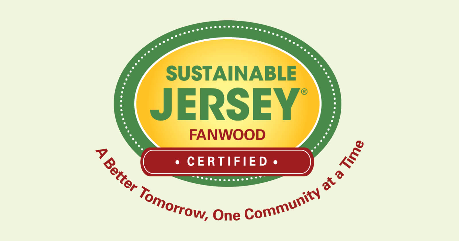 Sustainable New Jersey - Fanwood Certified Badge
