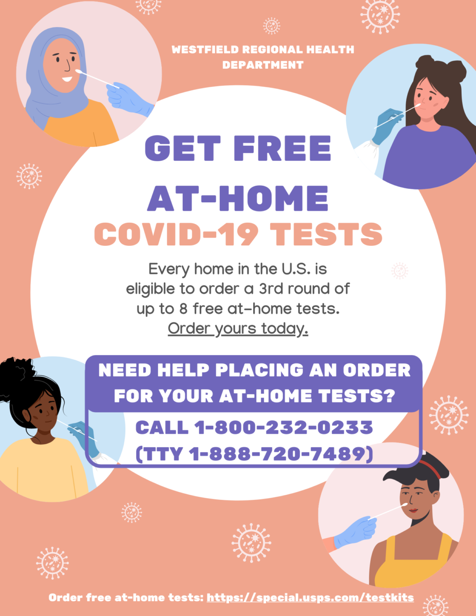 COVID tests free graphic