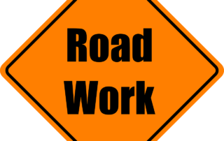 Road work graphic