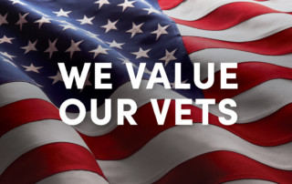 We Value Our Vets