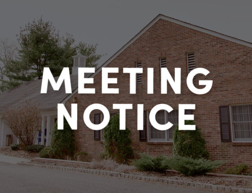 2026 Fanwood Reorganization Meeting