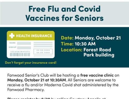 Senior Vaccine Clinic Monday, October 21