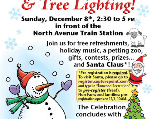 Annual Holiday Celebration & Tree Lighting December 8th