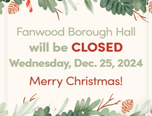 Borough Hall will be closing at 12PM on Christmas Eve