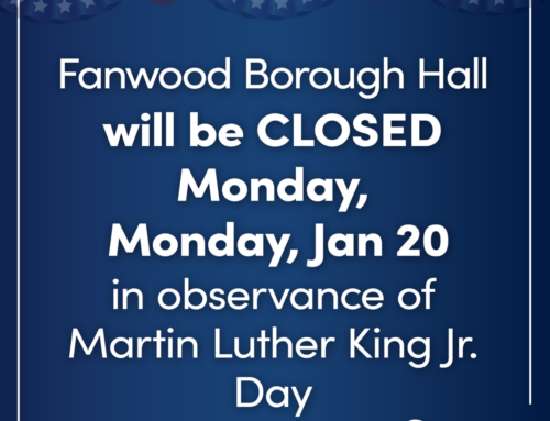 Borough Hall closed Monday, January 20