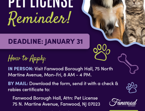 Dog and Cat Licenses Due