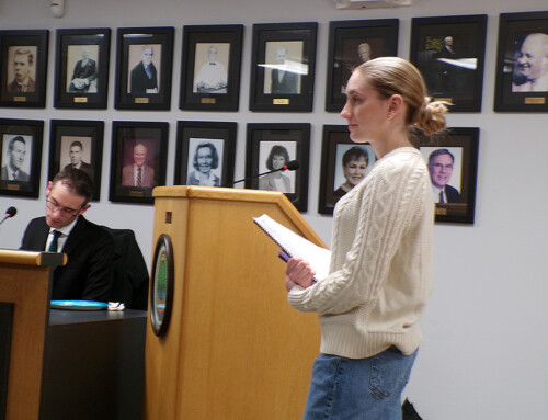 Borough Renews Recycling Contract, Hears Girl Scout Project for an Augmentative and Alternative Communication Board at LaGrande Park