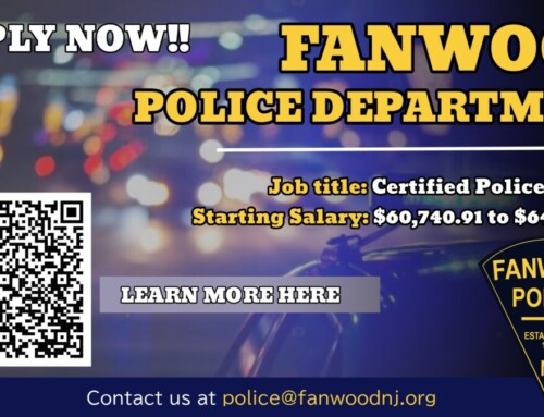 Fanwood Police Officer Opening