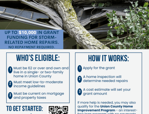 UNION COUNTY LAUNCHES HOME REPAIR GRANT PROGRAM FOR SENIORS IMPACTED BY JULY STORMS
