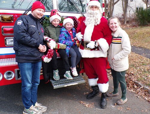 Santa Claus Delivers Presents to Children as Decades Old Tradition Continues