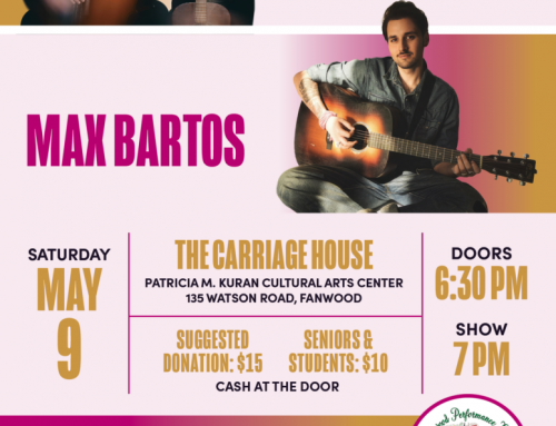 Fanwood Performance Series presents Contemporary Folk Concert May 9 at The Carriage House