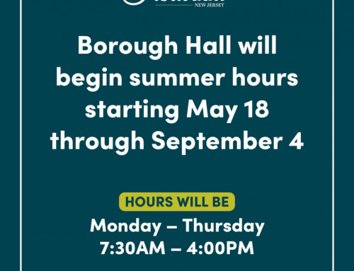 Summer Hours Begin Next Week