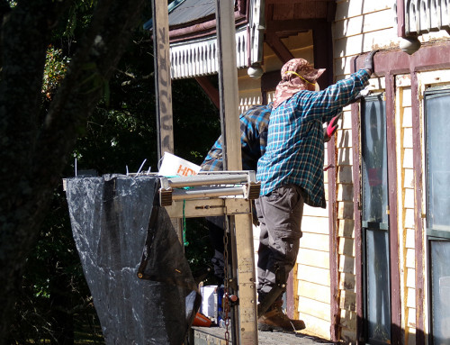 Restoration Work Underway at Historic Train Station