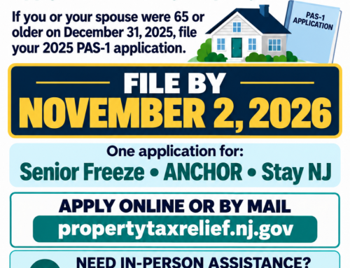 Reminder to file your PAS-1 application by November 2nd